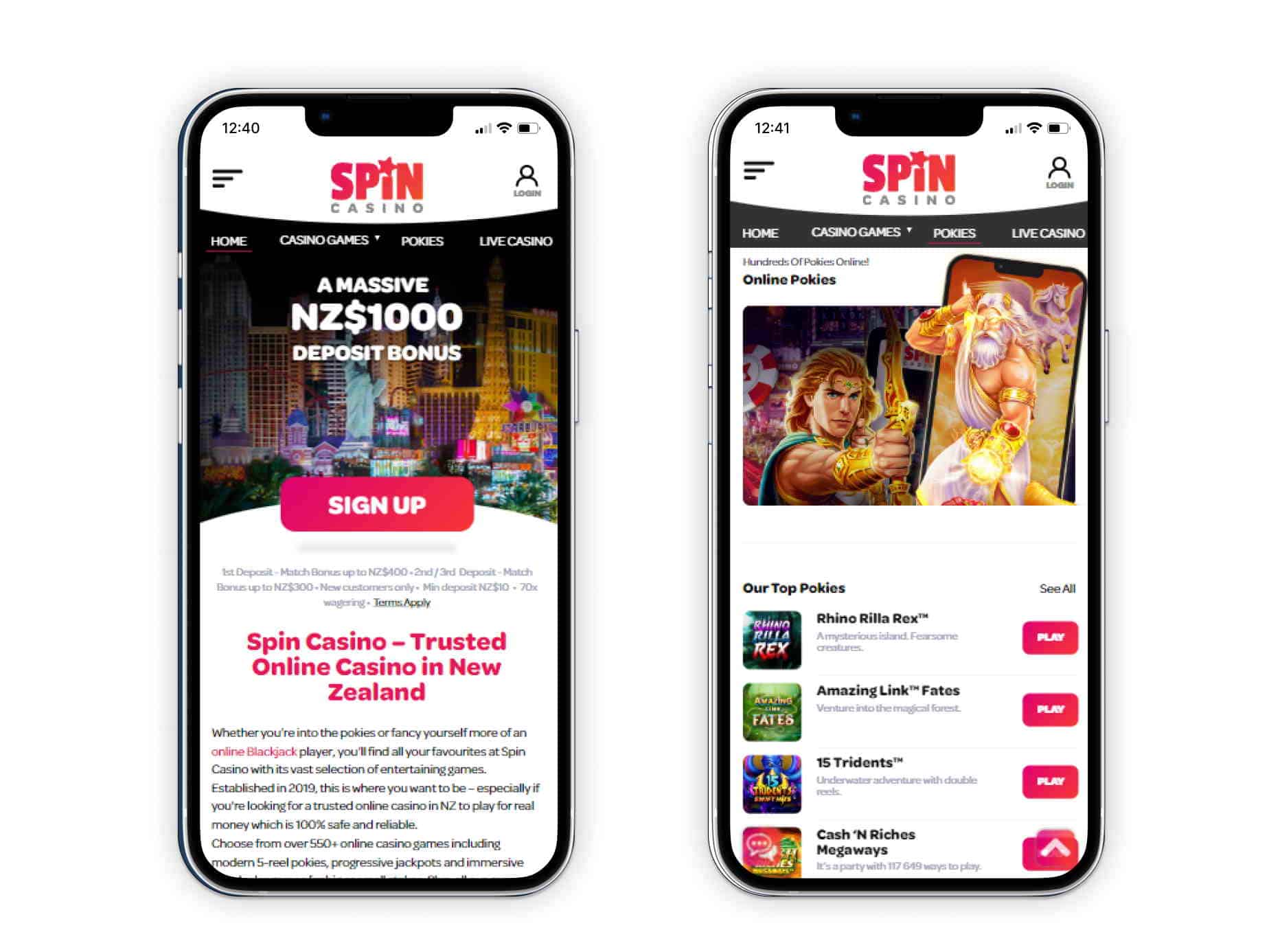 Spin Casino Mobile App online Mobile Gambling New Zealand